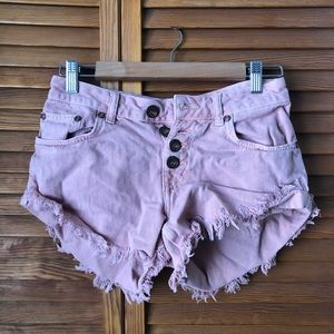 Jean shorts (pink)